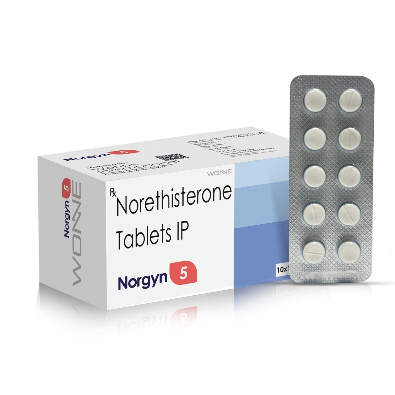 NORGYN 5 Norethisterone 5 mg Tablets