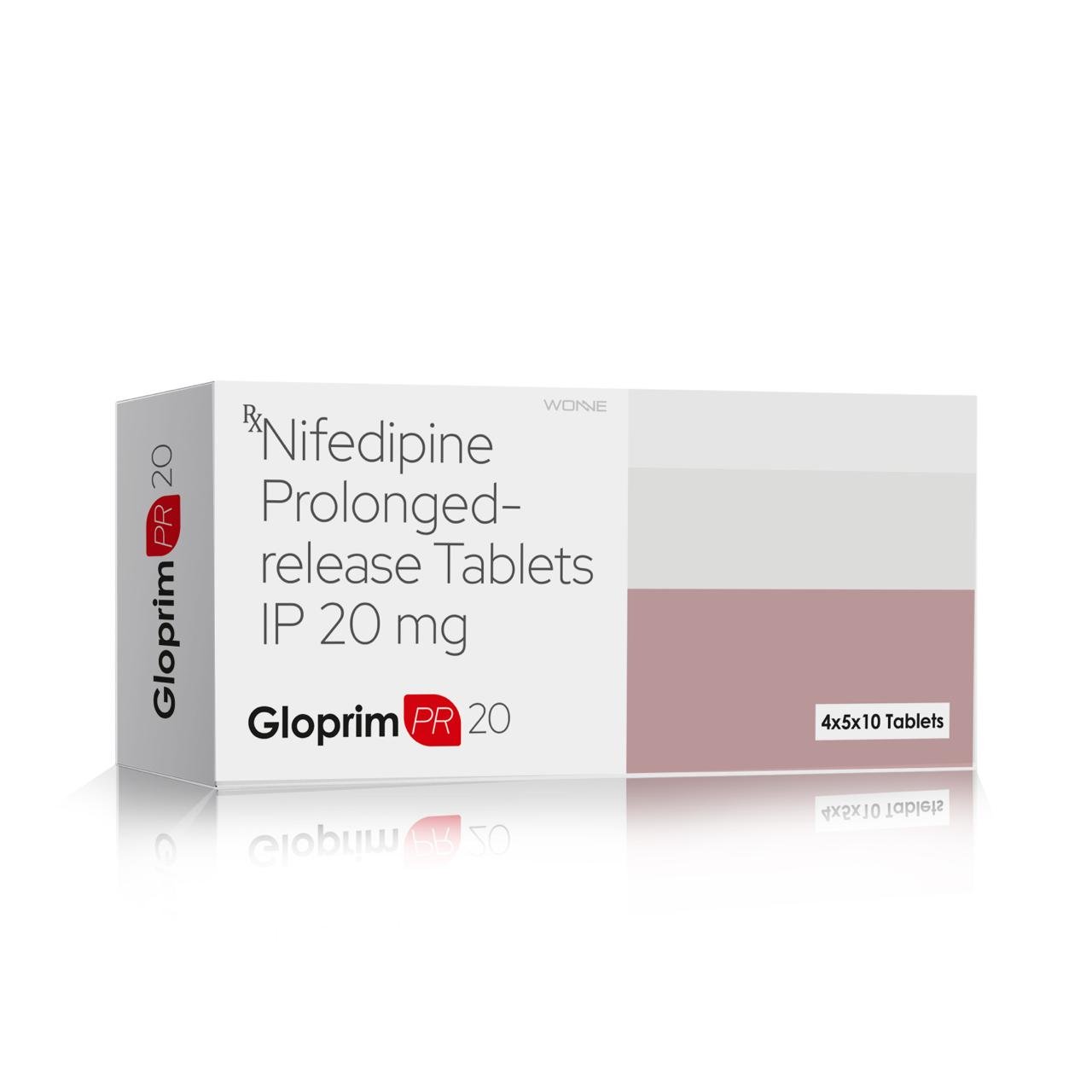 Nifedipine Prolonged-Release Tablets IP 20 Mg – GLOPRIM PR 20 Tablets