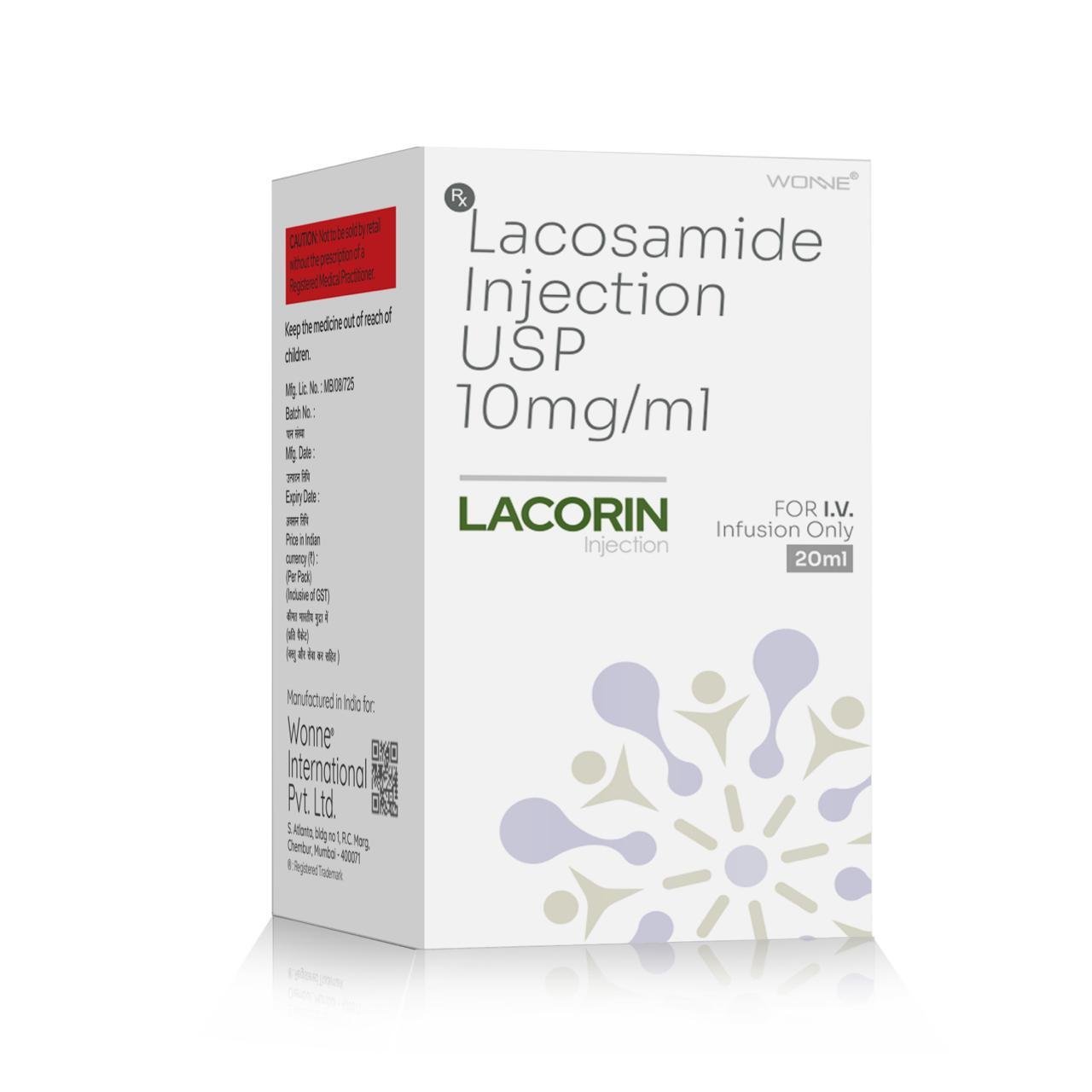 Lacosamide Injection USP 10MG – LACORIN Injection