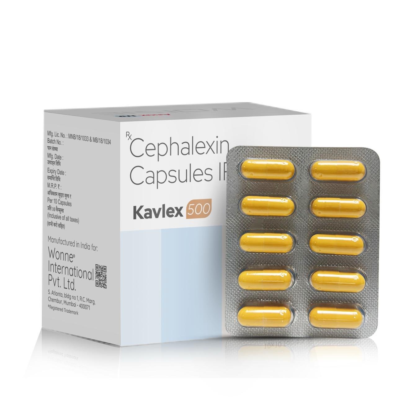 Cephalexin Dispersible Tablets IP 500 – KAVLEX 500 DT Tablets